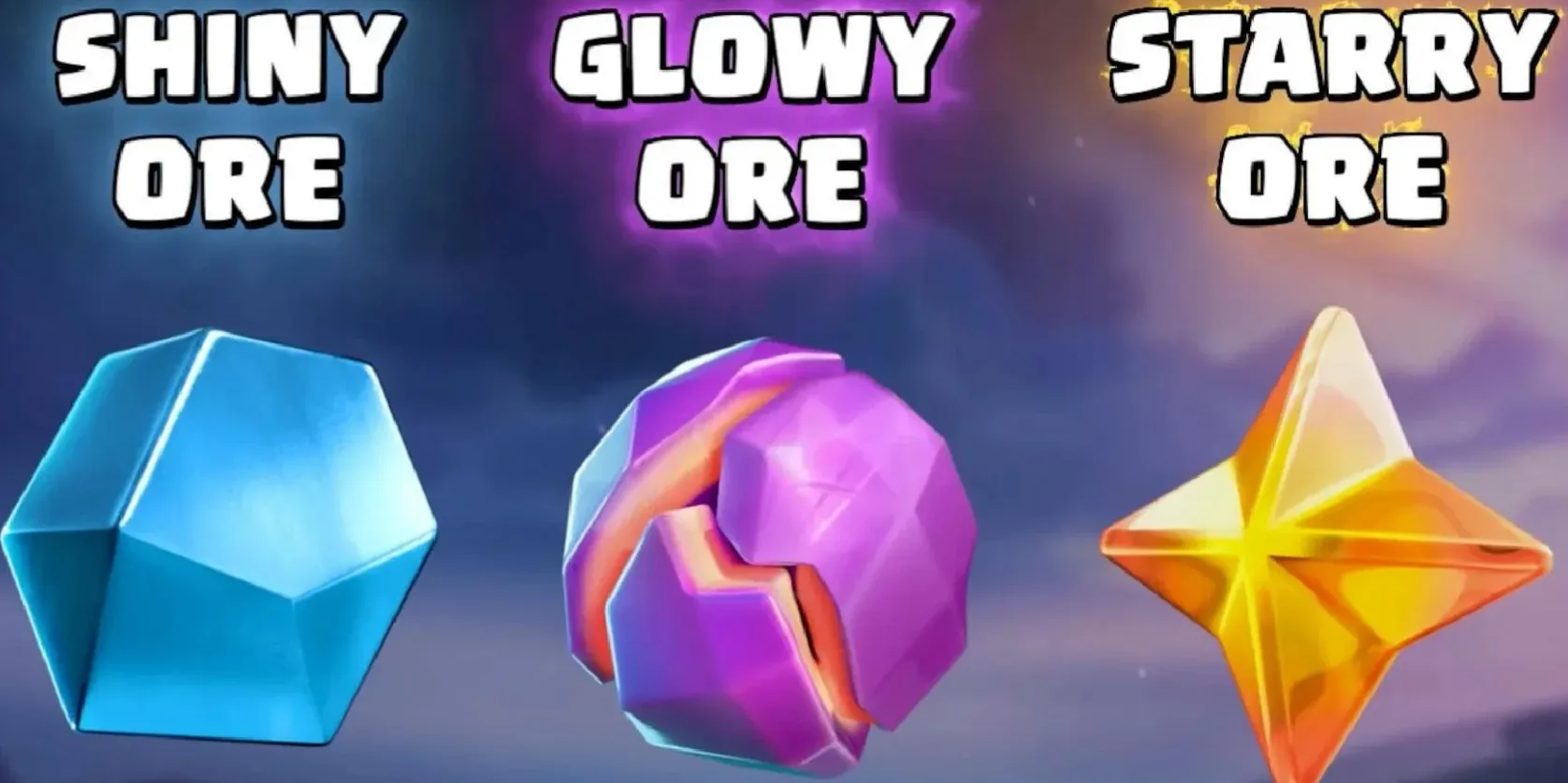 shiny ore in clash of clans